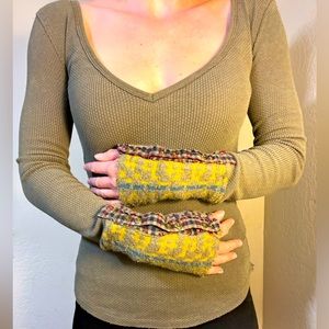 Ribbed Long Sleeve, Flannel Sleeve Free people Shirt